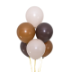 Pasztell latte lufik, 25 cm, 10 darabos csomag Pasztell latte lufik, 25 cm, 10 darabos csomag
