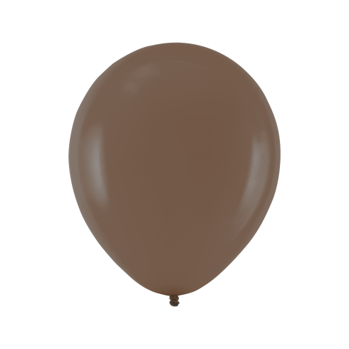 Pasztell csokoládé színű lufik, 25 cm, 10 darabos készlet Pasztell csokoládé színű lufik, 25 cm, 10 darabos készlet