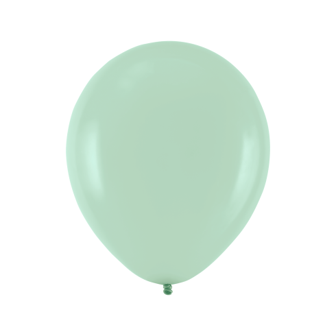 Pasztell menta lufik 25 cm, 10 darabos készlet Pasztell menta lufik 25 cm, 10 darabos készlet