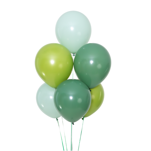 Pasztell menta lufik 25 cm, 10 darabos készlet Pasztell menta lufik 25 cm, 10 darabos készlet