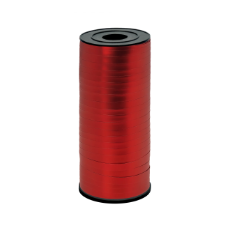 Plastová dekorační stuha červená na balónky 92 m