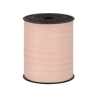 Plastová dekorační stuha pudrově růžová 458 m