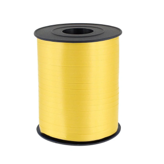 Plastová stuha žltá na balóny 458 m