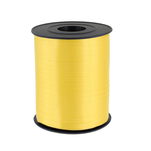 Plastová stuha žltá na balóny 458 m