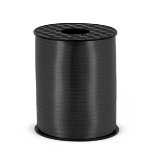 Plastová stužka na balóny čierna 458 m