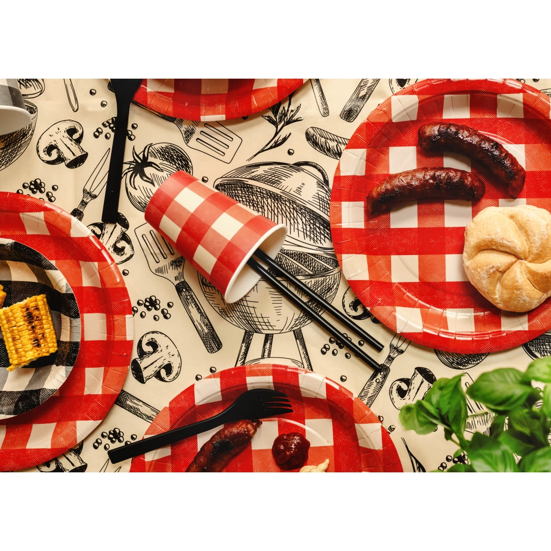 Plastične črne slamice s ščetko, večkrat uporabne, 12 kos