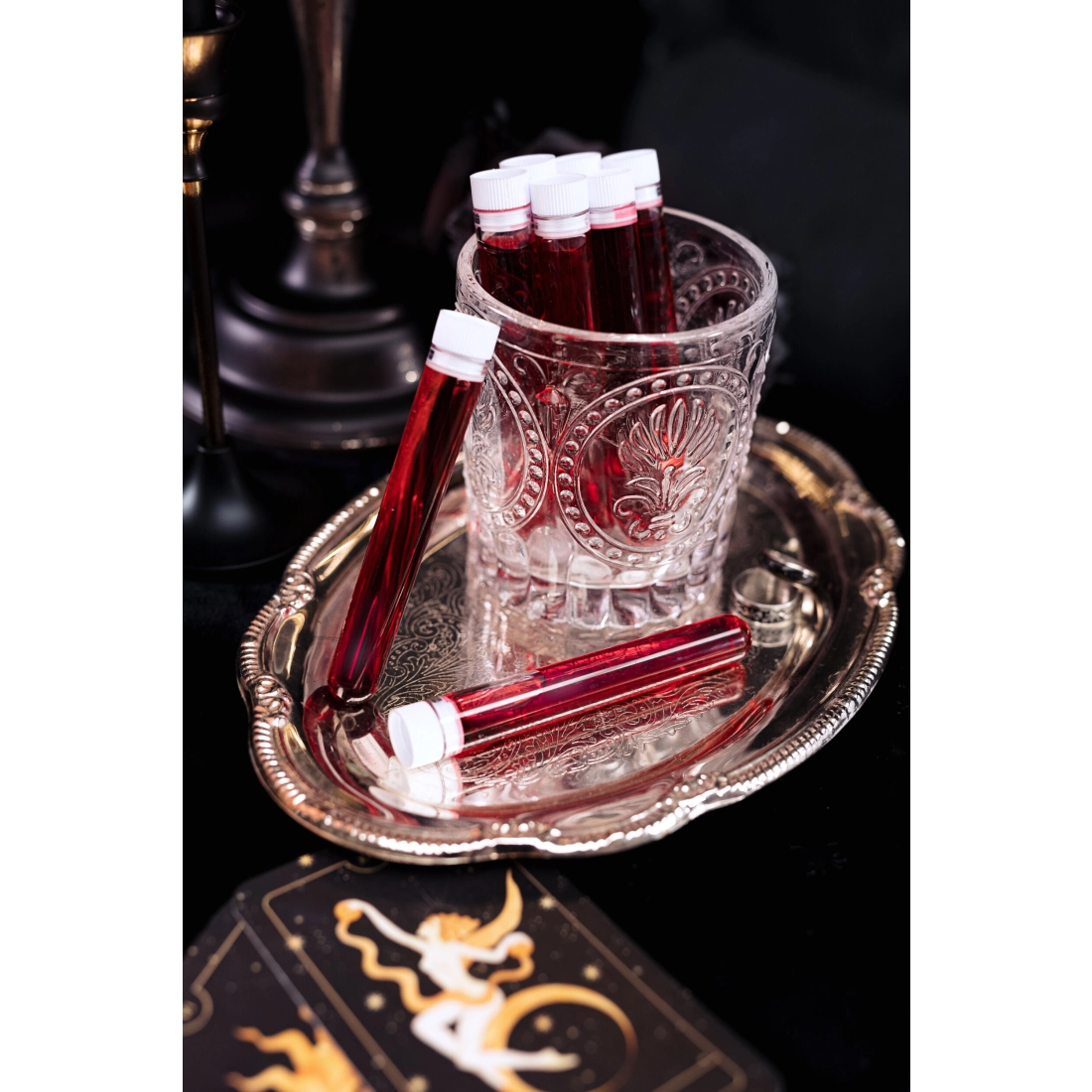 Pahare shot în formă de eprubetă, 13 ml, set 6 buc.