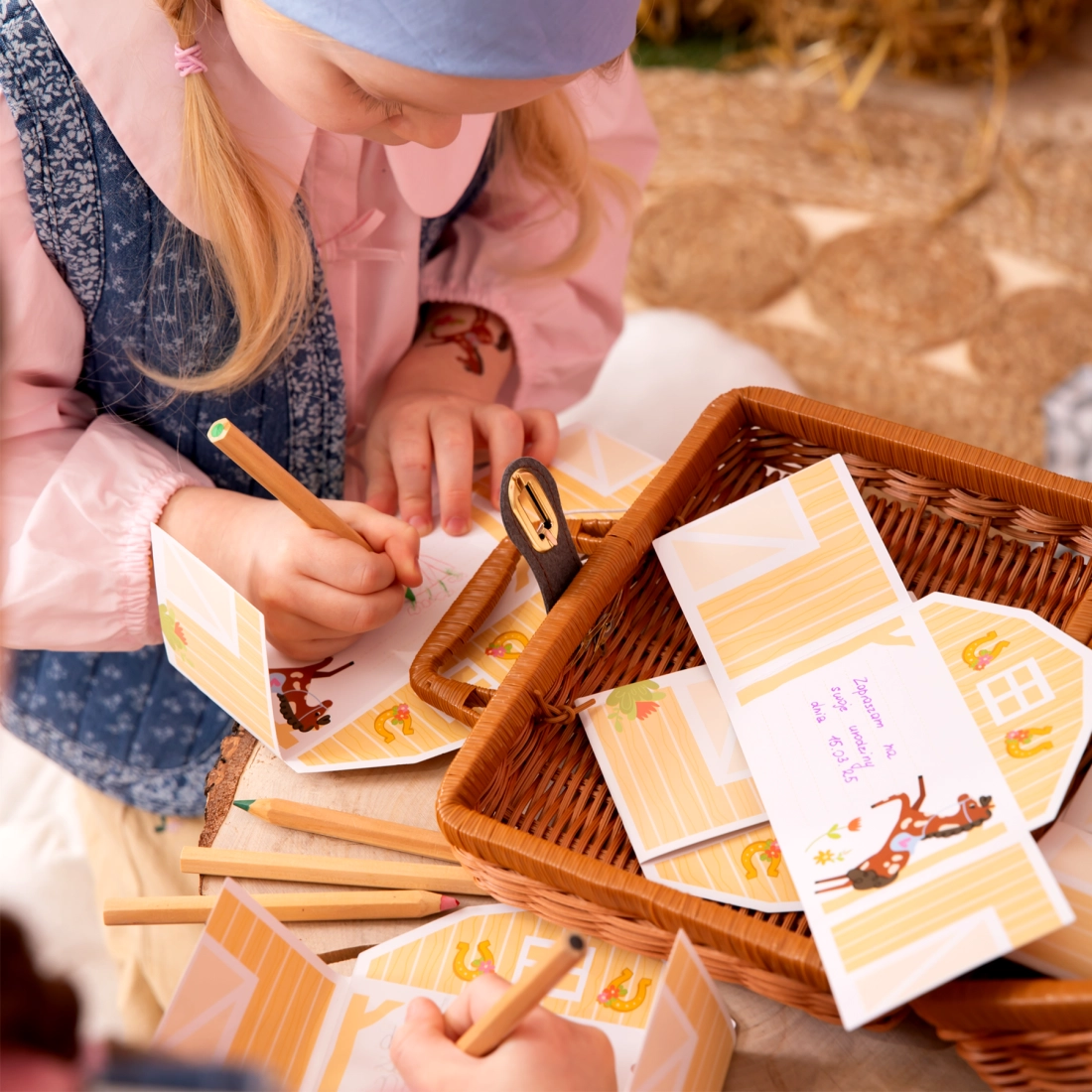 Lovas partymeghívók – 6 darabos készlet