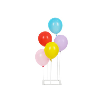 Prozoren plastičen stojalo za balone z modularno osnovo, 8 nosilcev