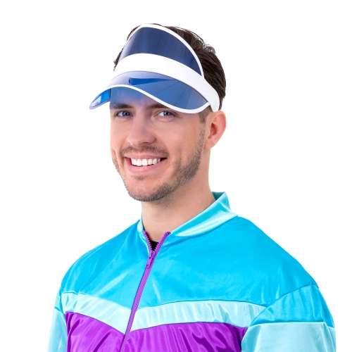 Átlátszó kék napellenző nyári bulikra