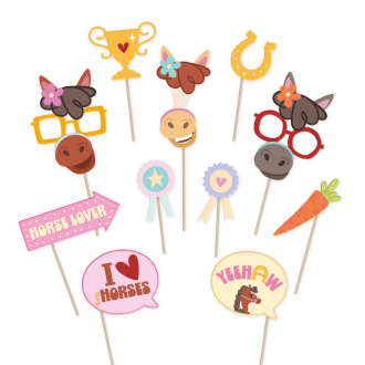 Rekviziti za fotografiranje Konjički – set 11 kosov