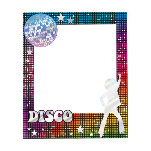Retro Disco DIY fotókeret – kreatív fotódekoráció Retro Disco DIY fotókeret – kreatív fotódekoráció