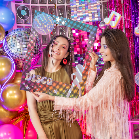 Retro Disco DIY fotókeret – kreatív fotódekoráció Retro Disco DIY fotókeret – kreatív fotódekoráció