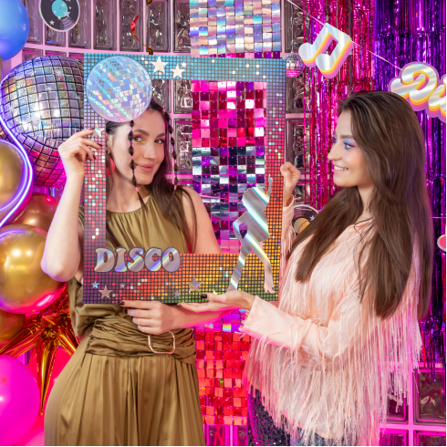 Retro Disco DIY fotókeret – kreatív fotódekoráció Retro Disco DIY fotókeret – kreatív fotódekoráció