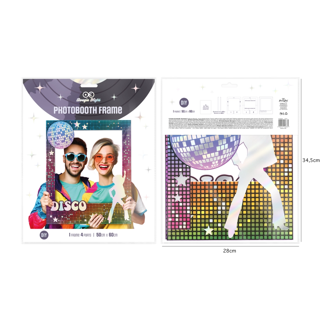 Cadrul foto DIY Retro Disco – decorațiune creativă pentru fotografii