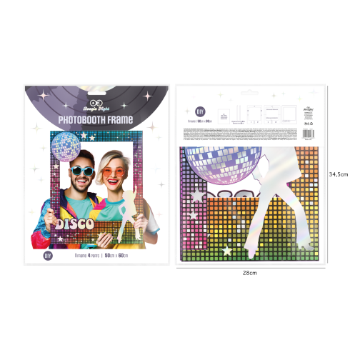 Retro Disco DIY fotókeret – kreatív fotódekoráció Retro Disco DIY fotókeret – kreatív fotódekoráció