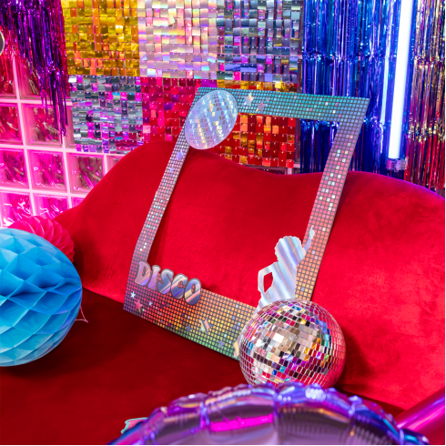 Retro Disco DIY fotókeret – kreatív fotódekoráció Retro Disco DIY fotókeret – kreatív fotódekoráció
