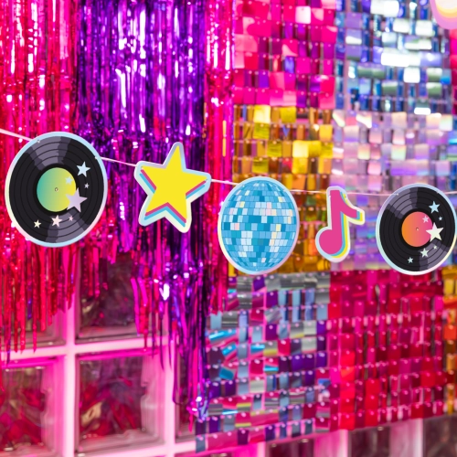 Retro diszkó girland 150 cm