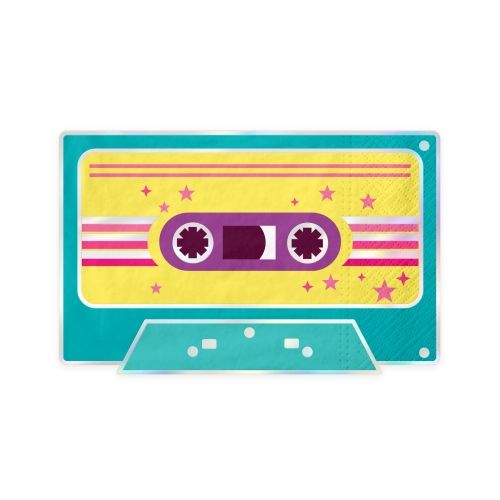 Retro Disco szalvéták, 10 db