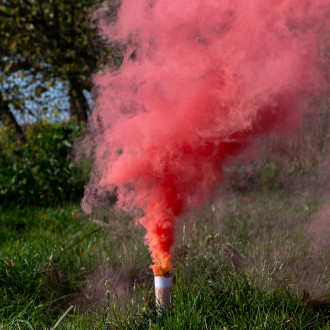 Ružová dymovnica It’s a Girl 22,5 cm – sada 5 ks na odhalenie pohlavia