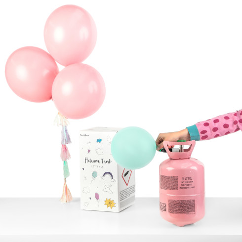 Rózsaszín héliumpalack 30 lufihoz, 0,20 m³ – party csomag
