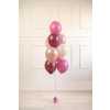 Set lateks balona 27–30 cm, mješavina ružičastih i krem, 10 kom.