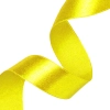 Rumena satenasta dekorativna trakova 5 cm za zabavno okrasitev
