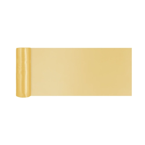 Dekoratív arany szatén szalag 16×900 cm