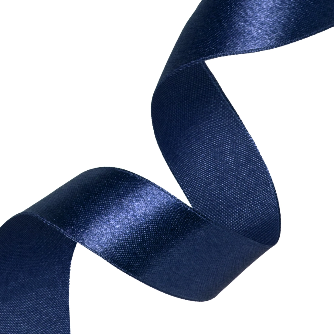 Saténová stuha na dekorácie tmavomodrá 5x2300 cm