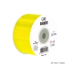 Saténová dekorační stuha žlutá 3,8 cm