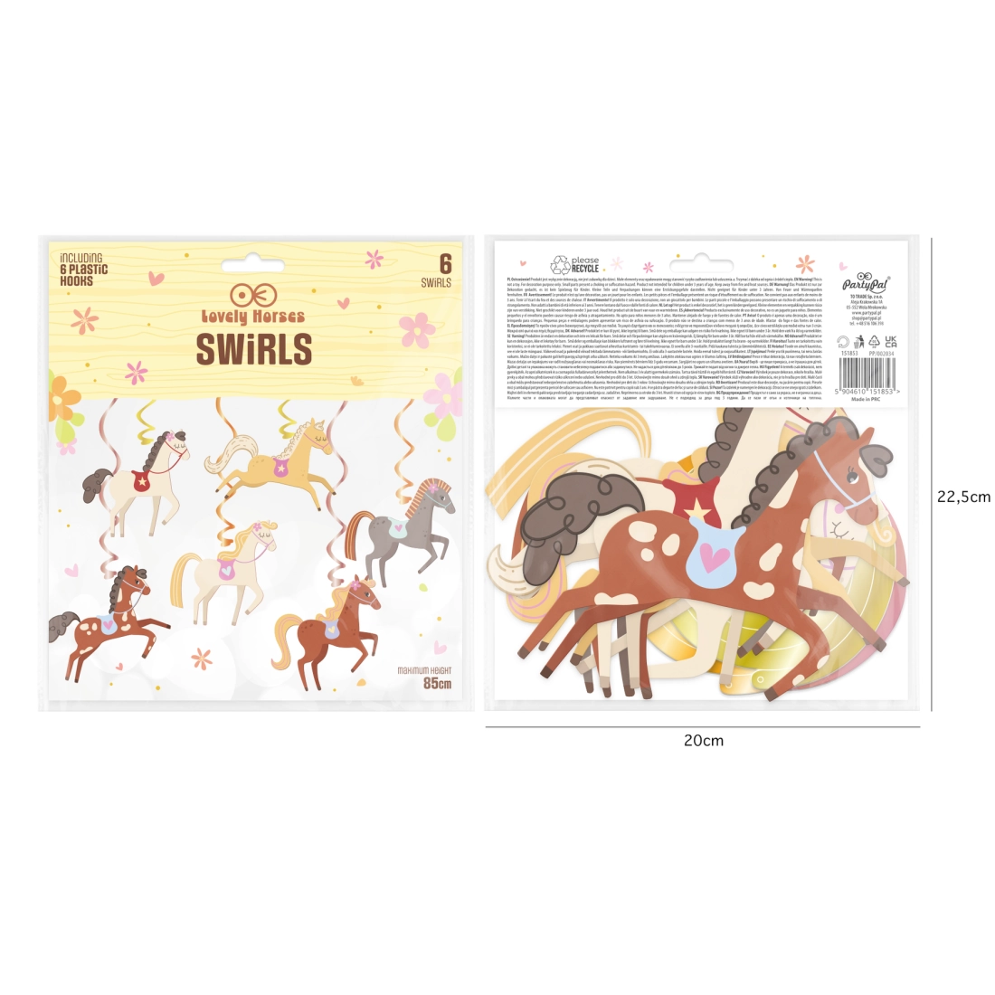 Spirálos lovacskák, 6 db