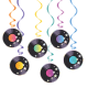 Retro Disco spirálok – 6 db dekoráció Retro Disco spirálok – 6 db dekoráció