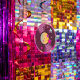 Retro Disco spirálok – 6 db dekoráció Retro Disco spirálok – 6 db dekoráció