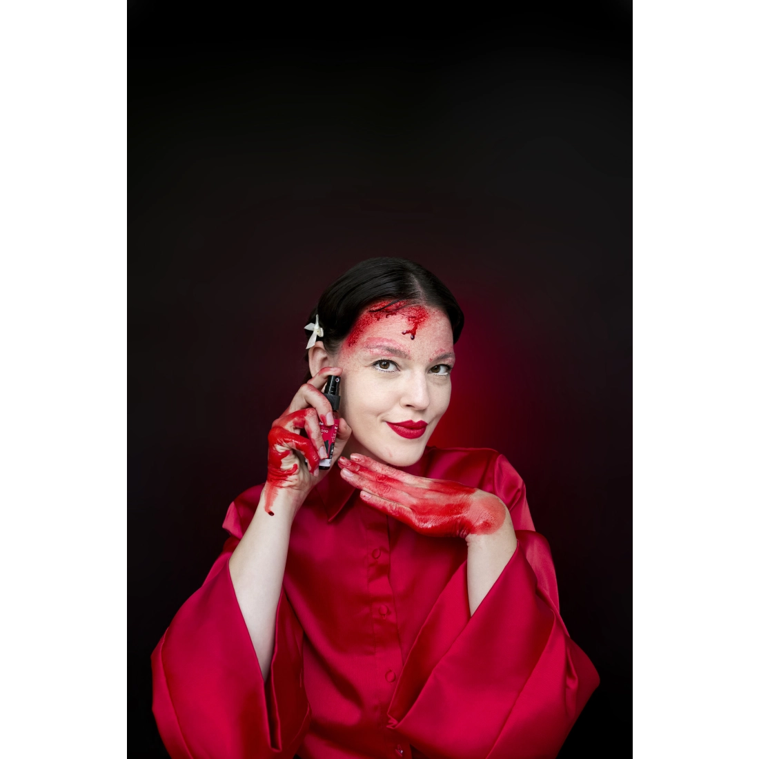 Spray cu sânge artificial pentru Halloween, 30 ml – testat dermatologic