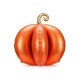 Álló 3D fólia tök, narancssárga, 90x90 cm – Halloween lufi