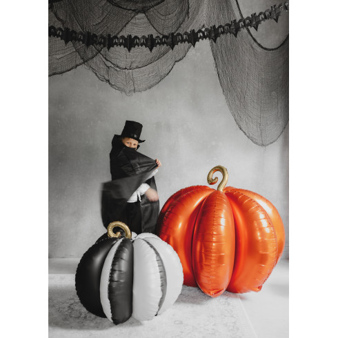 Stoječa 3D folija buča, oranžna, 90x90 cm – balon za noč čarovnic