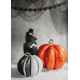 Álló 3D fólia tök, narancssárga, 90x90 cm – Halloween lufi