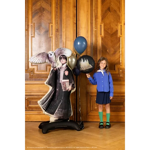 Balon din folie cu suport Harry Potter cu Hedviga, 90x145 cm