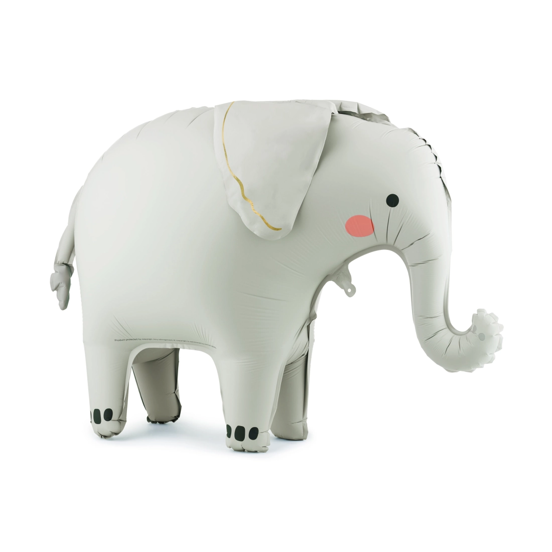 Stoječi folijski balon slon, mešane barve