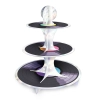 Retro Disco tortaállvány, 34×39 cm, DIY
