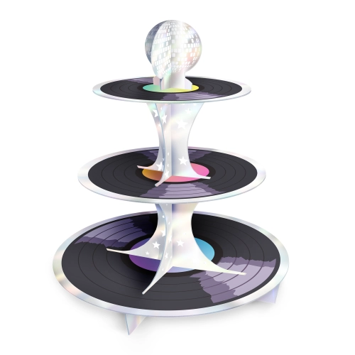 Suport pentru prăjituri Retro Disco 34x39 cm DIY