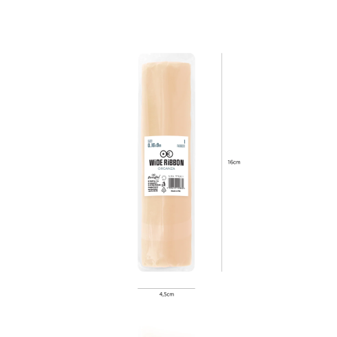 Stolový behúň organza šampanská 16x900 cm