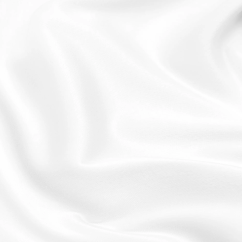 Stolový behúň saténový biely 16x900 cm