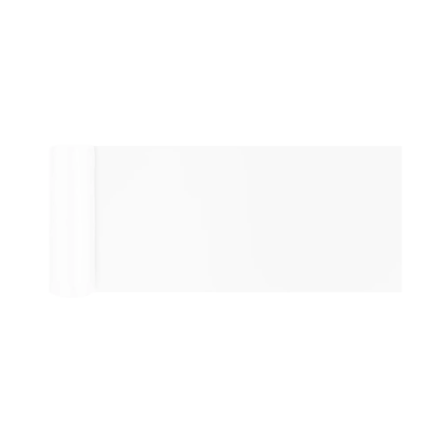 Stolový behúň saténový biely 16x900 cm