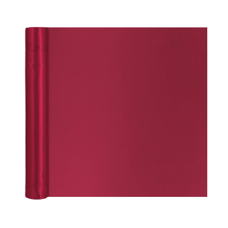 Stolový behúň saténový burgundský 36x900 cm