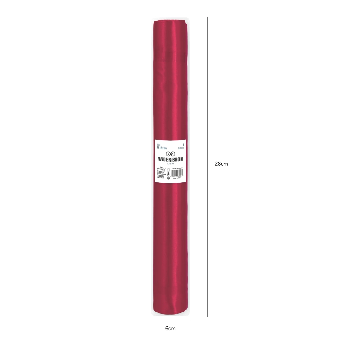 Traseu de masă satinat burgund 36x900 cm