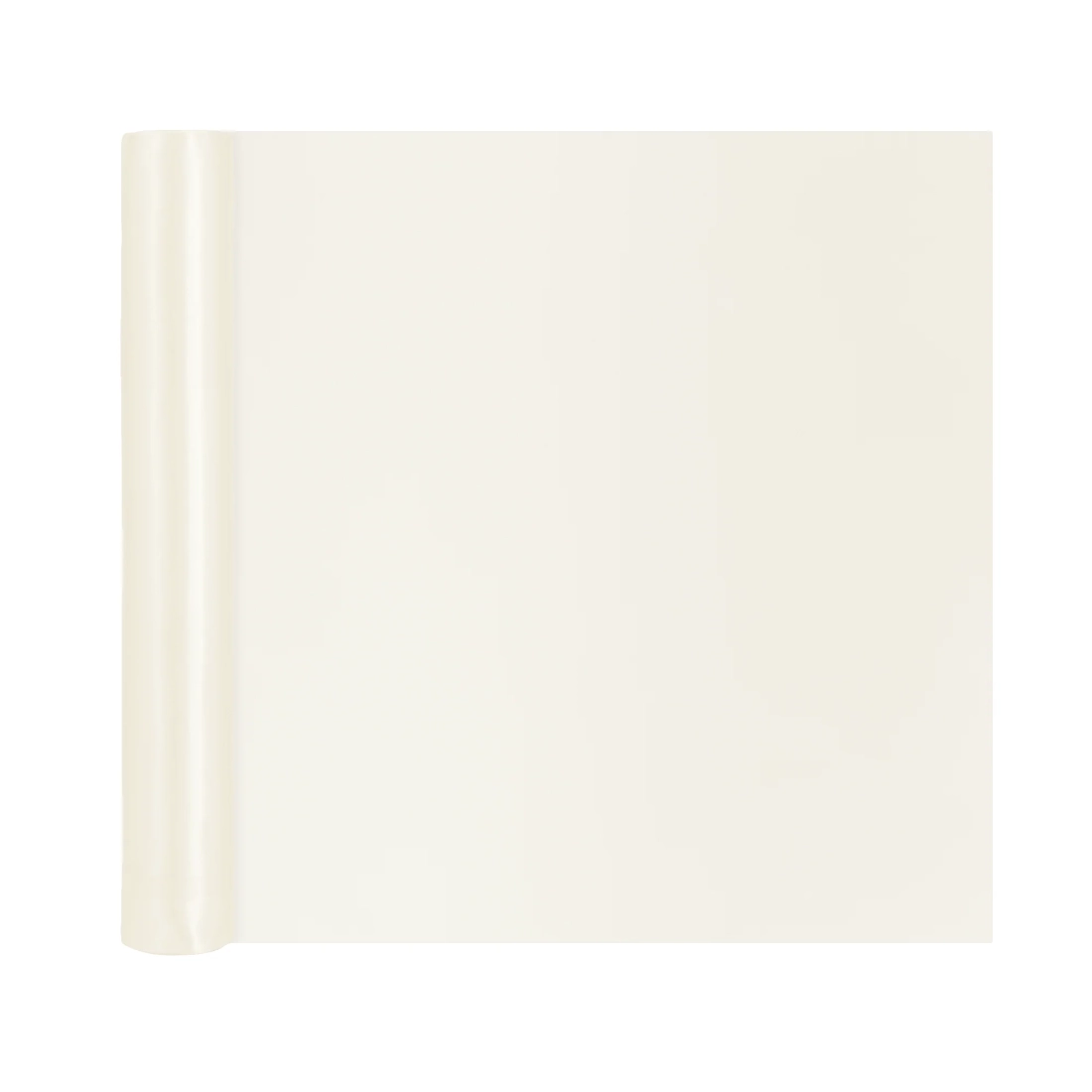 Traversă de masă din satin ecru 36x900 cm