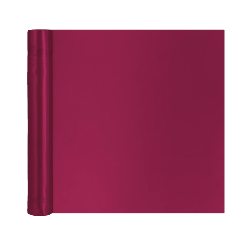 Stolový behúň saténový tmavoružový 36x900 cm