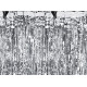 Srebrna metalik party zavesa 100x200 cm – dekorativna folijska zavesa