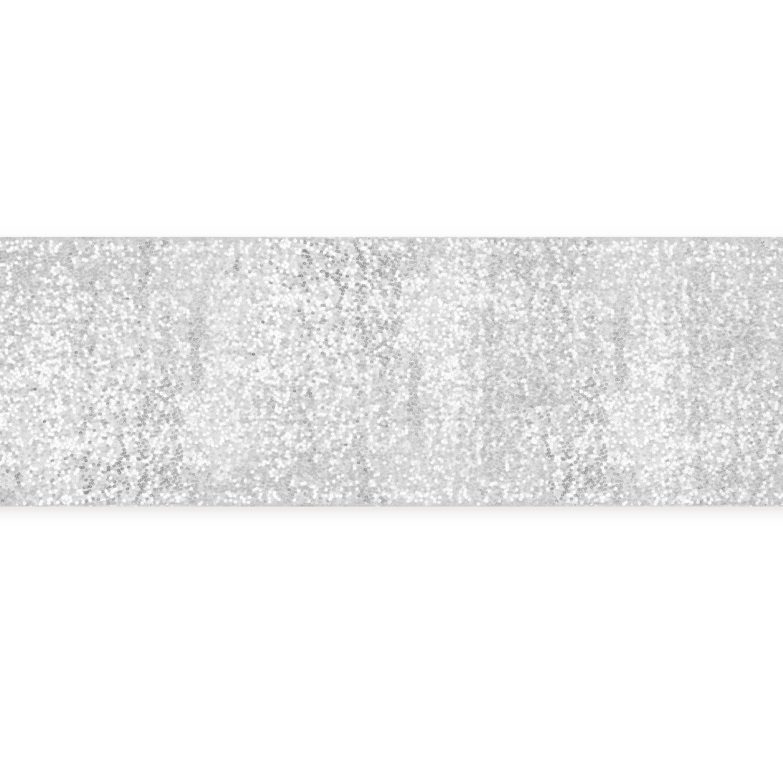 Ezüst flitteres asztalfutó 200 x 28 cm